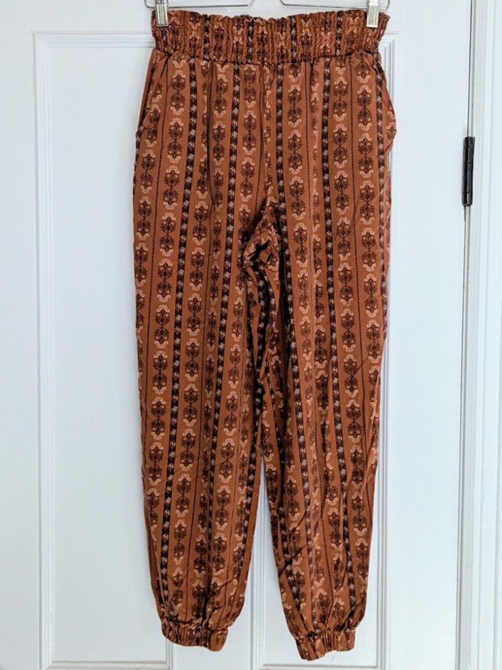 SIMONS TWIK Small Rust Harem Pants